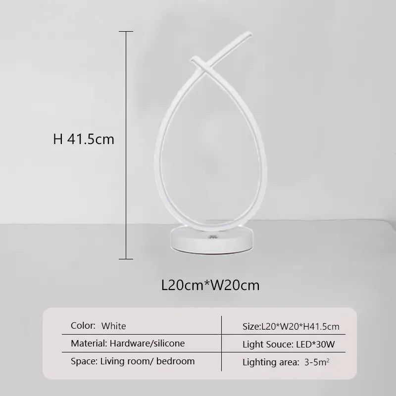 Lámpara de mesa LuxLED